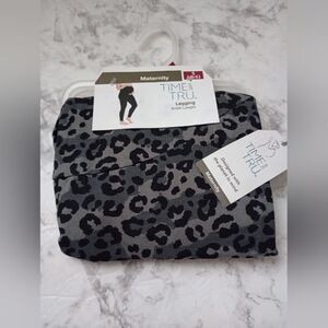 NWT Time and Tru Ankle Length Maternity Leggings Size Small 4-6